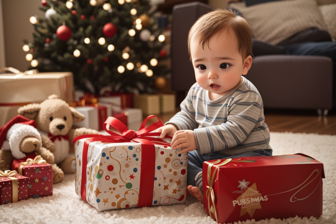 Le Premier Cadeau de Noël de Bébé : Des Idées Emplies d’Amour et de Magie.
